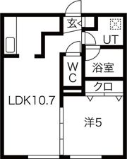 ブロッサム琴似の間取り画像