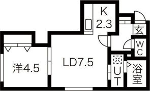 ヴィバーチェ麻生の間取り画像