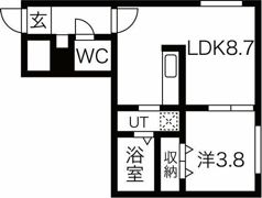 ユーゴーズS5の間取り画像