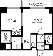 エクセレントプレイス宮の沢の間取り画像