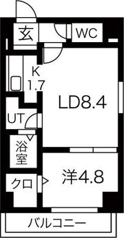 HILLS SAPPOROの間取り画像
