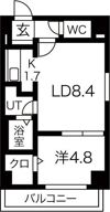 HILLS SAPPOROの間取り画像