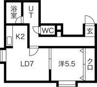 FOREST栄通Aの間取り画像
