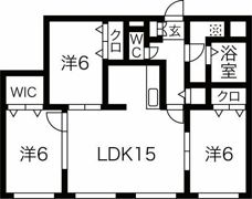majesty residence MIYANOSAWAの間取り画像