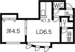 ハピネス北21条の間取り画像