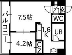 カサブランカ参番館の間取り画像