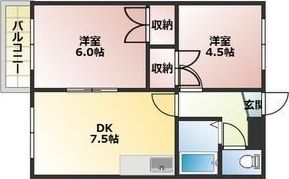 ローヤルハイツ東札幌の間取り画像
