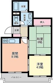 シティコープ平岸の間取り画像