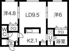 ピュアコート美園の間取り画像