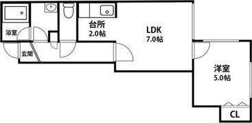 カルムプラッツ北円山の間取り画像