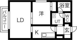 藤井ビル北11条IIの間取り画像