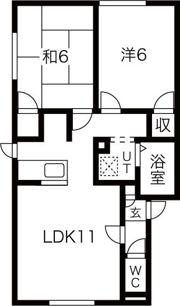 ハビタ45の間取り画像