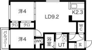 ボア ソルテ菊水WESTの間取り画像