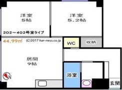 プログレスコート弐番館の間取り画像