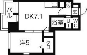 ラヴィータ410の間取り画像