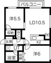 スピリートN16の間取り画像