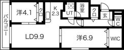 FLORES澄川の間取り画像