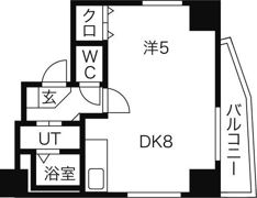 リライエンス円山の間取り画像