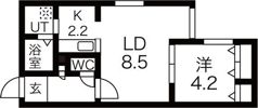 プリシードIの間取り画像