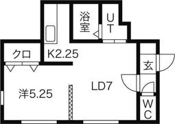 ハウポート壱番館の間取り画像