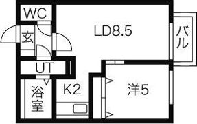 エスポワール216の間取り画像