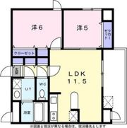 レインボータウン24の間取り画像