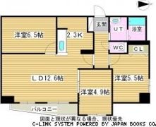 シャンティ発寒南の間取り画像