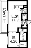 イール南円山の間取り画像