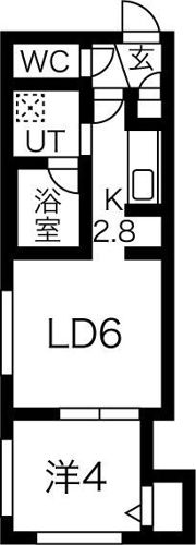 Platine大通南（プラティーヌ）の間取り画像