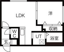 ロゼリア発寒の間取り画像