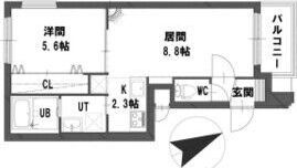 グランメール南郷12南の間取り画像