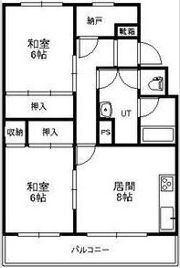 第13松井ビルの間取り画像