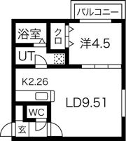 プリヴィエール美園の間取り画像