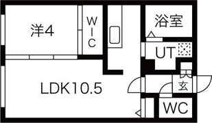 Pine hills中の島の間取り画像