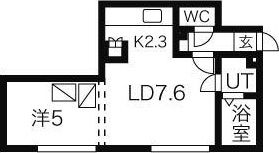 リベルタ福住の間取り画像
