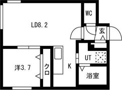 AREA西岡51の間取り画像