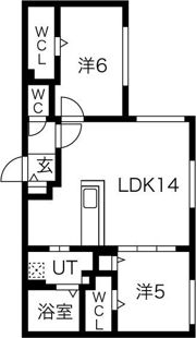 ALPHA平岸の間取り画像