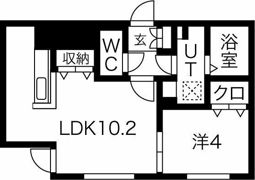 ステラ幌西の間取り画像