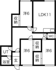 ロッチング清田の間取り画像