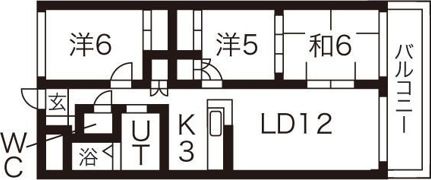 プリムラK3の間取り画像