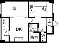 平岸ファーストの間取り画像