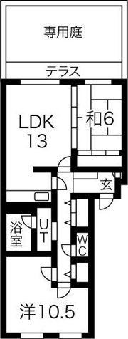 平岸ハウスの間取り画像