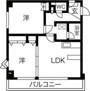 メープル月寒の間取り画像