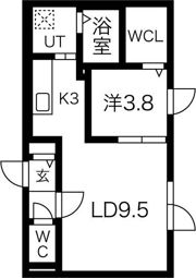 Mies （ミース）の間取り画像