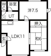 オリオンハイムの間取り画像