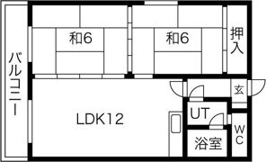 シティハイツ平岸の間取り画像