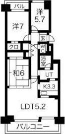 リーベンデール月寒中央の間取り画像