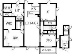 麻生住宅の間取り画像