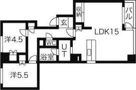 ノースピア南19条の間取り画像