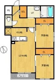 ハイパール南郷丘の間取り画像